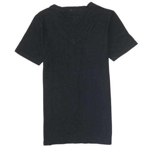 Tommy Hilfiger Denim Men's Black V-Neck Cotton T-Shirt Size S