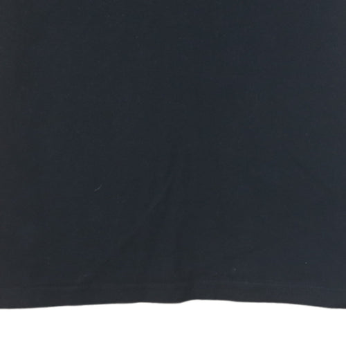 Tommy Hilfiger Denim Men's Black V-Neck Cotton T-Shirt Size S