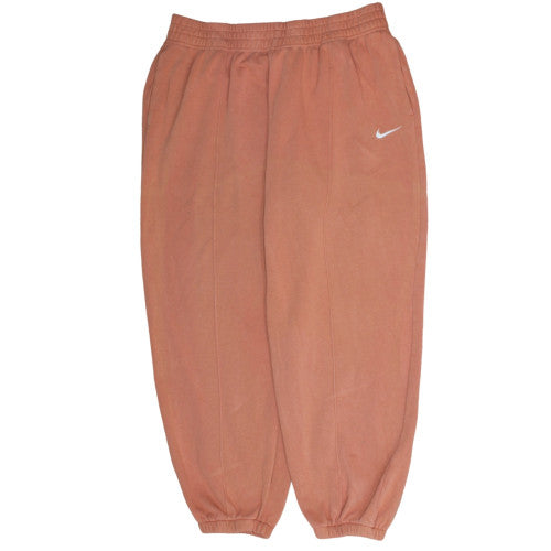 Nike Womens Orange XL Jogger Activewear Trousers 100% Cotton