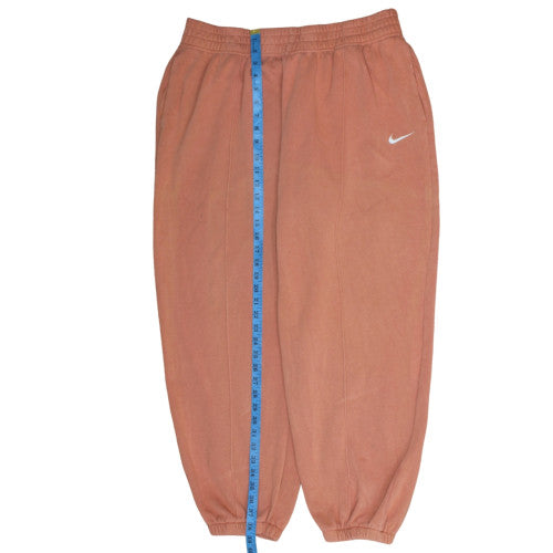 Nike Womens Orange XL Jogger Activewear Trousers 100% Cotton