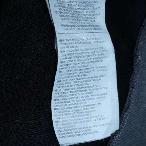 Nike Men's Grey & Black Full Zip Hoodie M Hooded Sweatshirt