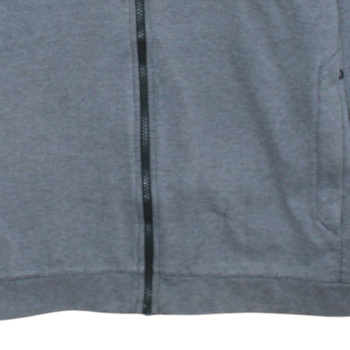 Nike Men's Grey & Black Full Zip Hoodie M Hooded Sweatshirt