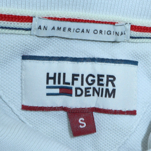 Tommy Hilfiger Men's White Cotton Short Sleeve Polo Shirt Size S