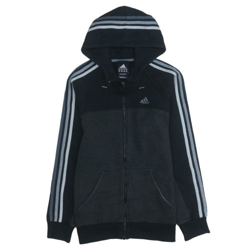 Adidas Men's Black Full Zip Hoodie Size S Performance Essentials