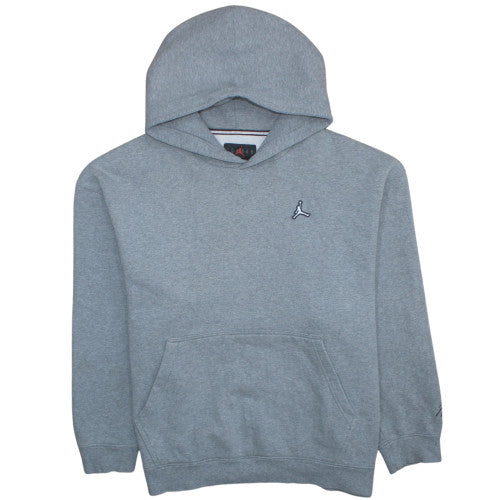 Jordan Men's Grey XL Pullover Hoodie Fleece Sweatshirt