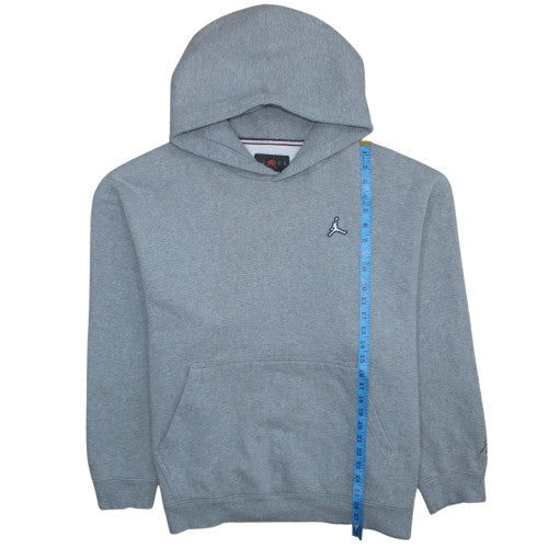 Jordan Men's Grey XL Pullover Hoodie Fleece Sweatshirt