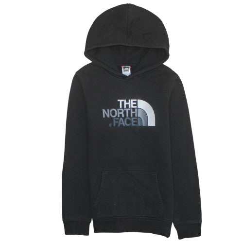 The North Face Boys Black Pullover Hoodie XL Fleece Cotton Long Sleeve