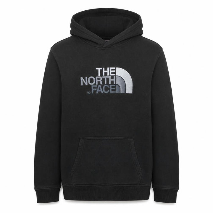 The North Face Boys Black Pullover Hoodie XL Fleece Cotton Long Sleeve