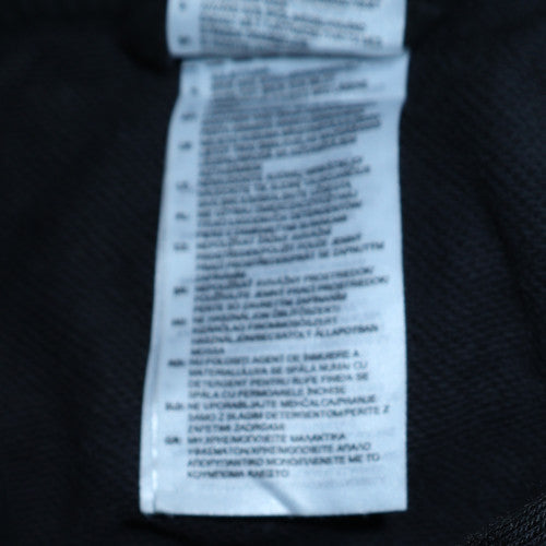 Adidas Women's Black Full Zip Hoodie L Logo Print Casual Sweatshirt