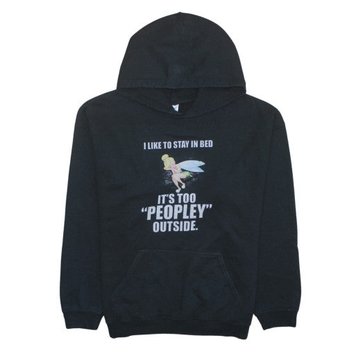 Gildan Womens Black Pullover Hoodie L Fairy Graphic Funny Quote Casual