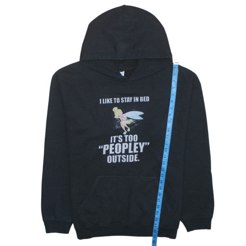 Gildan Womens Black Pullover Hoodie L Fairy Graphic Funny Quote Casual