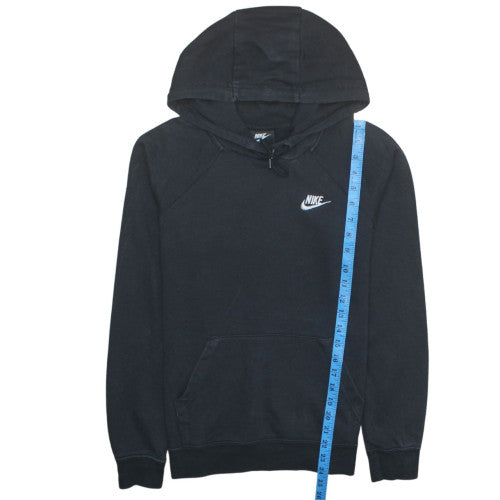 Nike Men's Black Pullover Hoodie Size S Logo Cotton Sweatshirt