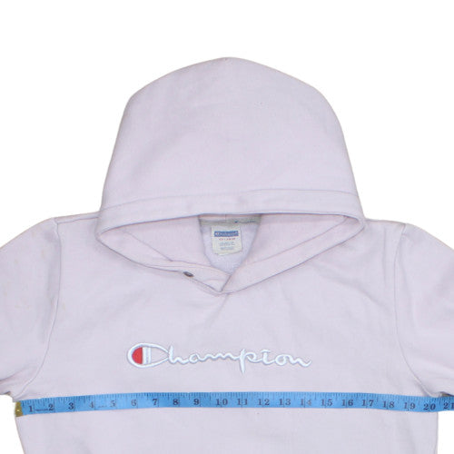 Champion Womens Pink XX-Large Pullover Hoodie Embroidered Logo