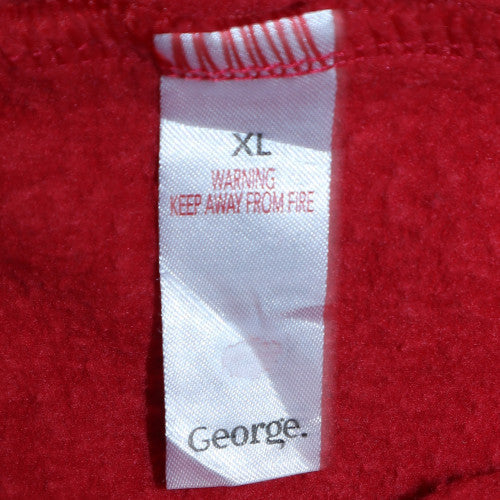 Coca-Cola Men’s Red Sweatshirt XL Christmas Graphic Crew Neck