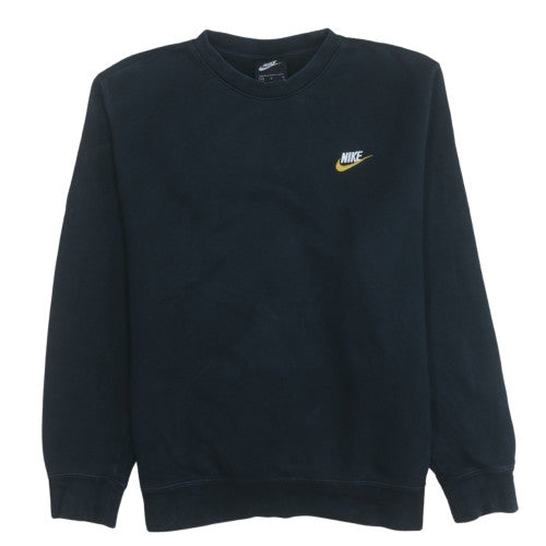 Nike Men’s Black Crew Neck Pullover Sweatshirt M Regular Fit