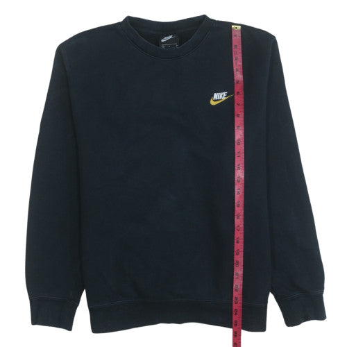 Nike Men’s Black Crew Neck Pullover Sweatshirt M Regular Fit