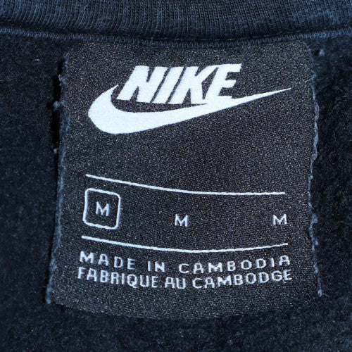 Nike Men’s Black Crew Neck Pullover Sweatshirt M Regular Fit