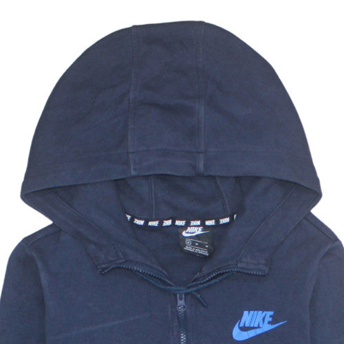Nike Men's Blue Full Zip Hoodie Sweatshirt M Regular Fit Sports