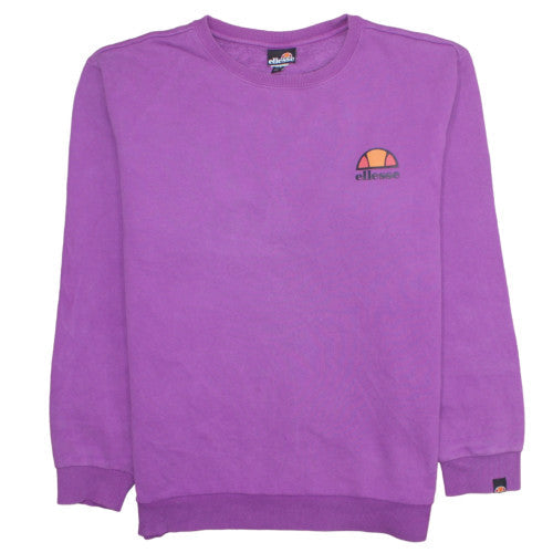 Ellesse Mens Purple Crew Neck Sweatshirt XL Cotton Blend