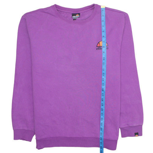 Ellesse Mens Purple Crew Neck Sweatshirt XL Cotton Blend