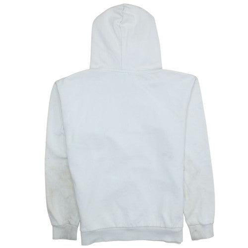 New Balance Men's White Pullover Hoodie S Logo Sportswear