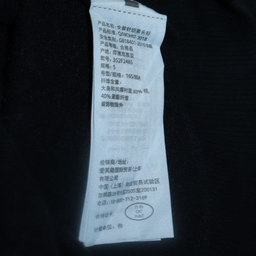 Hollister Womens Black Small Pullover Hoodie with Logo Detail