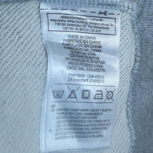 Reebok Men's Grey XS Les Mills Crew Neck Graphic Sweatshirt