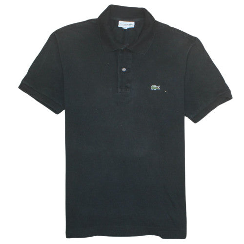 Lacoste Men’s Black Classic Fit Cotton Polo Shirt Size L