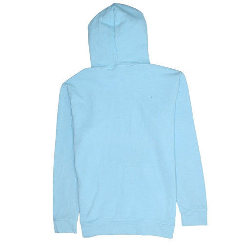Adidas Men’s Blue Pullover Hoodie L Sports Fleece Logo Sweatshirt