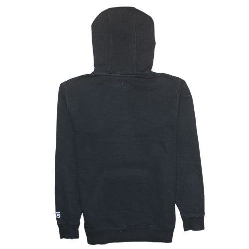 Vans Men's Black Pullover Hoodie Large Logo Fleece Sweatshirt
