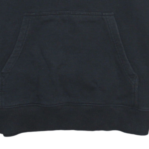 Vans Men's Black Pullover Hoodie Large Logo Fleece Sweatshirt
