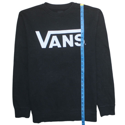 Vans Mens Black XS Pullover Crew Neck Sweatshirt