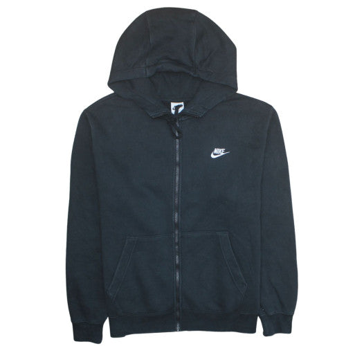 Nike Mens Black Full Zip Hoodie L Fleece Sportswear