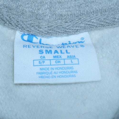 Champion Mens Grey Anime Graphic Pullover Hoodie Small