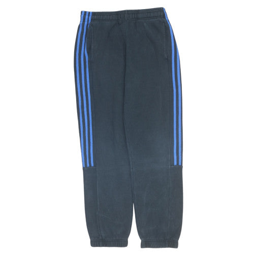 Adidas Men Black Joggers Fleece Activewear Trousers M Regular Fit