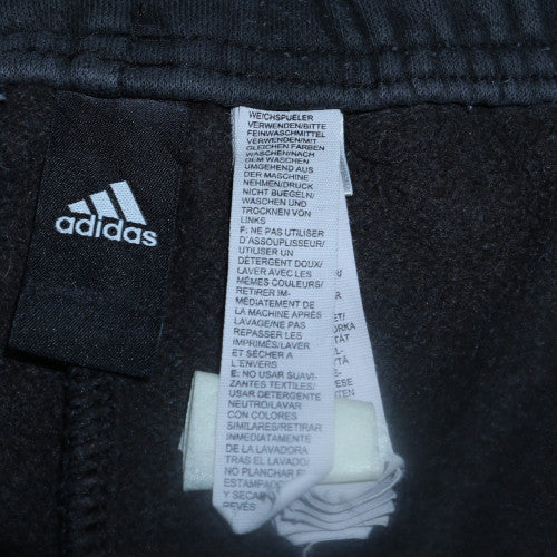 Adidas Men Black Joggers Fleece Activewear Trousers M Regular Fit