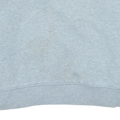 Napapijri Men's Grey Crew Neck Pullover Sweatshirt Size S