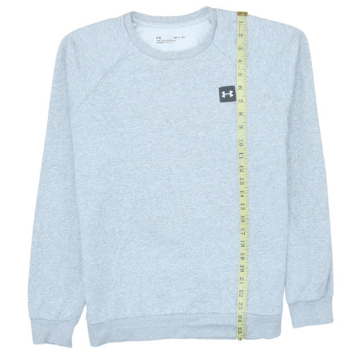 Under Armour Men's Grey Small Pullover Crew Neck Fleece Sweatshirt