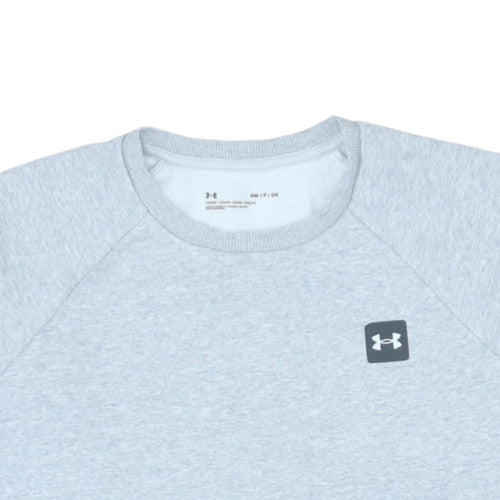 Under Armour Men's Grey Small Pullover Crew Neck Fleece Sweatshirt