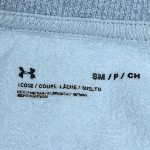 Under Armour Men's Grey Small Pullover Crew Neck Fleece Sweatshirt