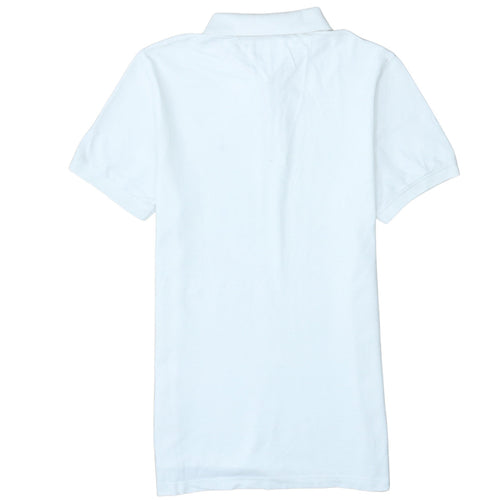 Tommy Hilfiger Men's White Cotton Polo Shirt Size M