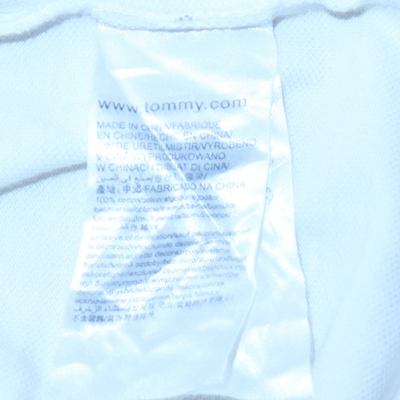 Tommy Hilfiger Men's White Cotton Polo Shirt Size M