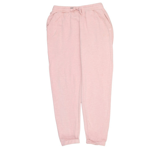 Sweaty Betty Womens Pink Jogger Sweatpants Size L Drawstring Waist