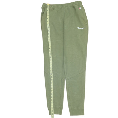 Champion Men's Green Small Fleece Jogger Sweatpants Tapered Fit
