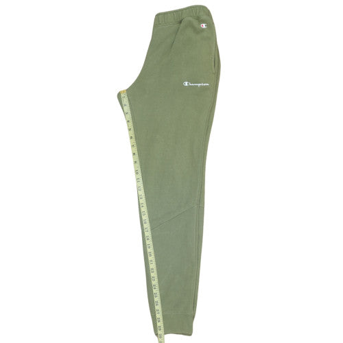 Champion Men's Green Small Fleece Jogger Sweatpants Tapered Fit