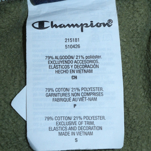 Champion Men's Green Small Fleece Jogger Sweatpants Tapered Fit