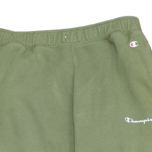 Champion Men's Green Small Fleece Jogger Sweatpants Tapered Fit