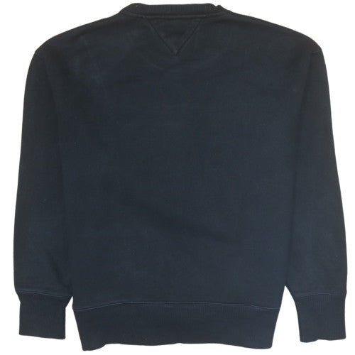 Tommy Jeans Men's Black XL Pullover Sweatshirt Crew Neck Cotton