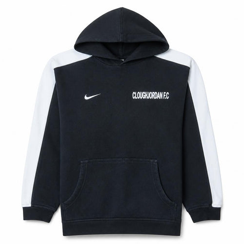 Nike Mens Teens Black Hoodie Cloughjordan FC L Full Zip Fleece