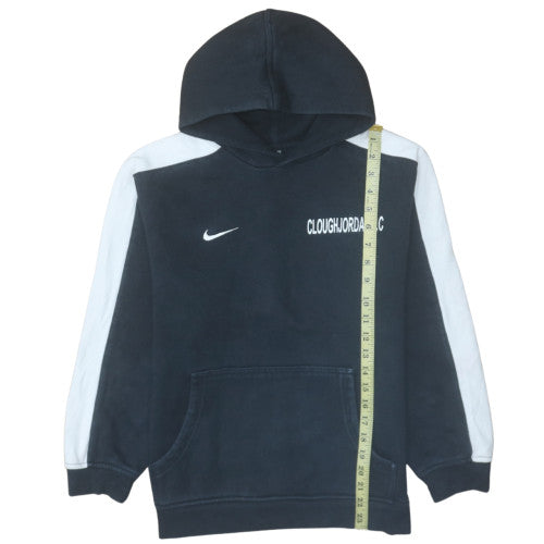 Nike Mens Teens Black Hoodie Cloughjordan FC L Full Zip Fleece